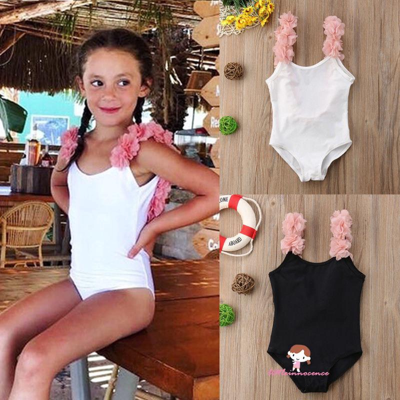 ❤XZQ-Toddler Baby Girl Floral Backless Swimmable Swimsuit Swimwear Bathing Suit Outfit