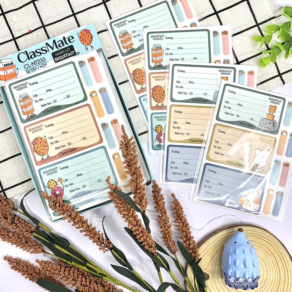 Nhãn vở Classmate BREAKFAST CL-NT233