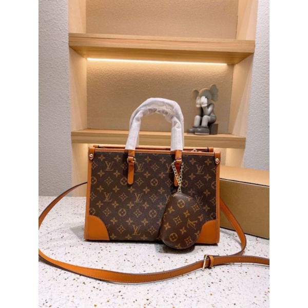 Túi xách nữ LV công sở siêu sang size 38 kèm ví