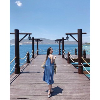 Váy hai dây lụa TSW (tặng kèm dán ngực)