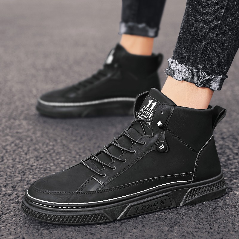 Giày boot cổ cao đế giày thoải mái cổ điển cho nam | BigBuy360 - bigbuy360.vn