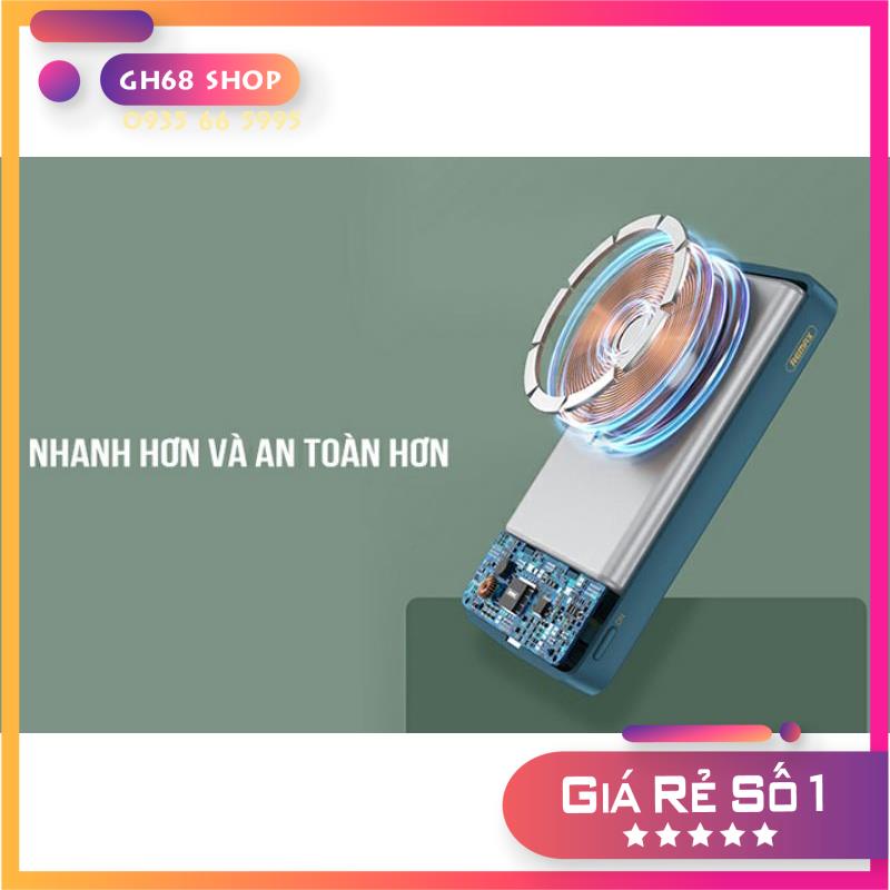 Sạc dự phòng không dây Remax RPP273 10000 mAh BH 12 tháng