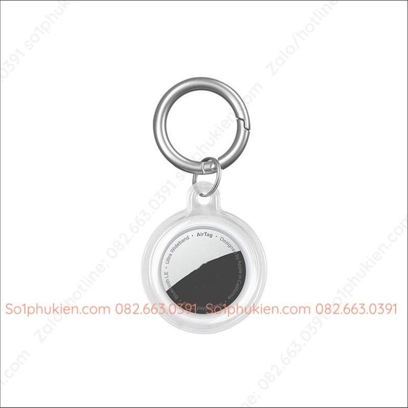 Bao da móc khoá AirTag Case AirTag  Trong suốt TPU