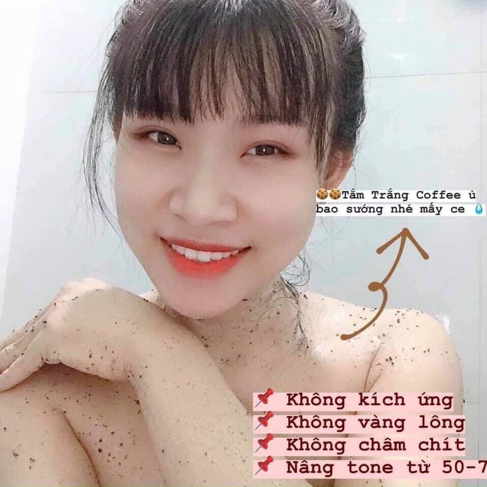 Combo 2 Tắm trắng Cà Phê 💖𝗕𝗔́𝗡 𝗖𝗛𝗔̣𝗬 𝗡𝗛𝗔̂́𝗧💖 Siêu trắng, An Toàn