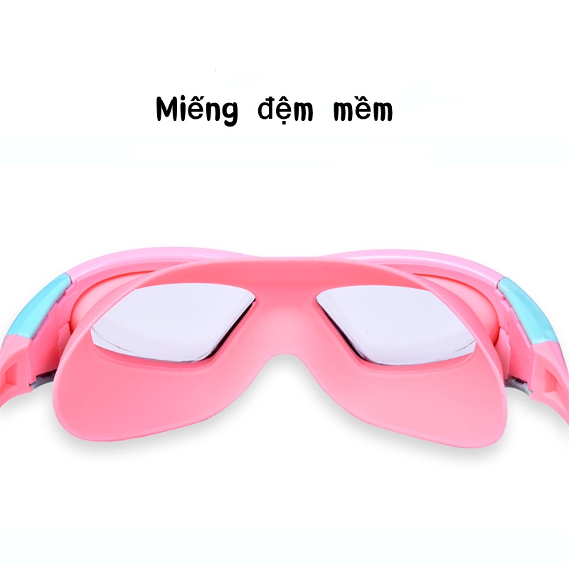 Kính bơi trẻ em,Áo Phao Bơi,Kính bơi cao cấp,Kèm nút bịt tai,Chống tia UV,chống mờ,góc rộng,có viền cao su 1.5cm ngăn