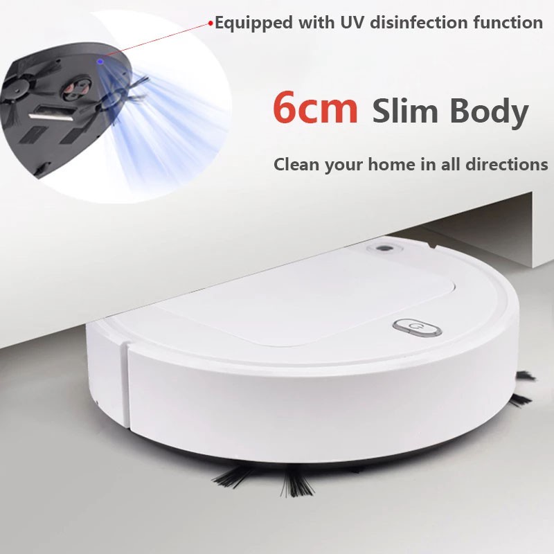 Robot Hút Bụi Thông Minh Is25, Máy quét nhà tự động chính hãng - Có tia UV khử khuẩn cao cấp
