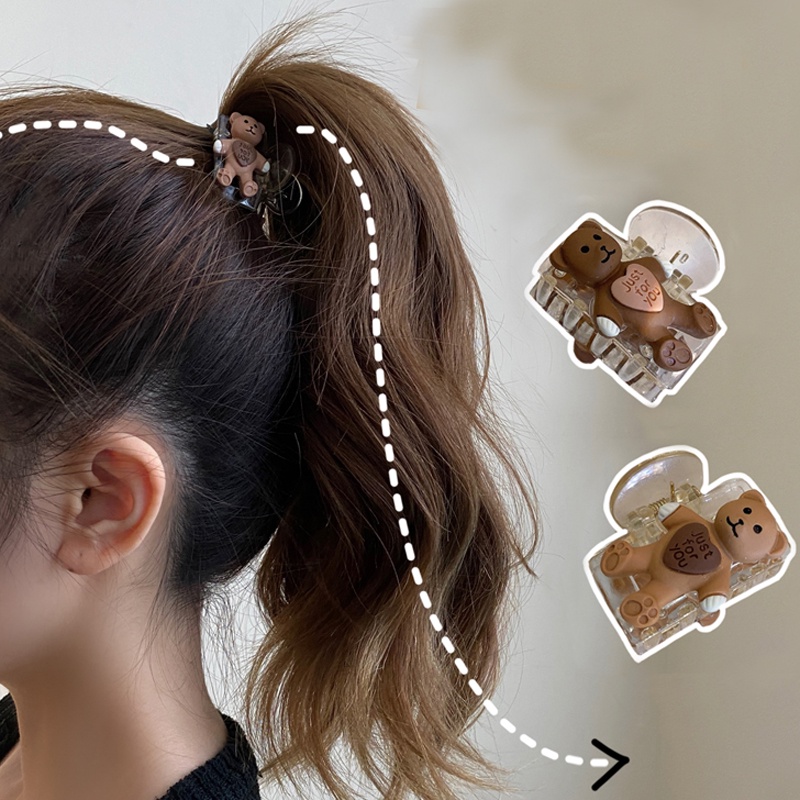 Kẹp Tóc Càng Cua Tạo Kiểu Tóc 3D Chống Trượt Phong Cách Hàn Quốc Cho Nữ