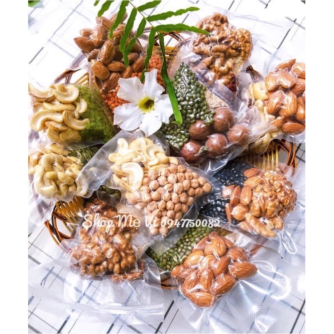 Combo hạt dinh dưỡng , set hạt làm sữa mix sẵn nấu sữa hạt [TẶNG KÈM MUỐI HỒNG VÀ ĐƯỜNG PHÈN ]