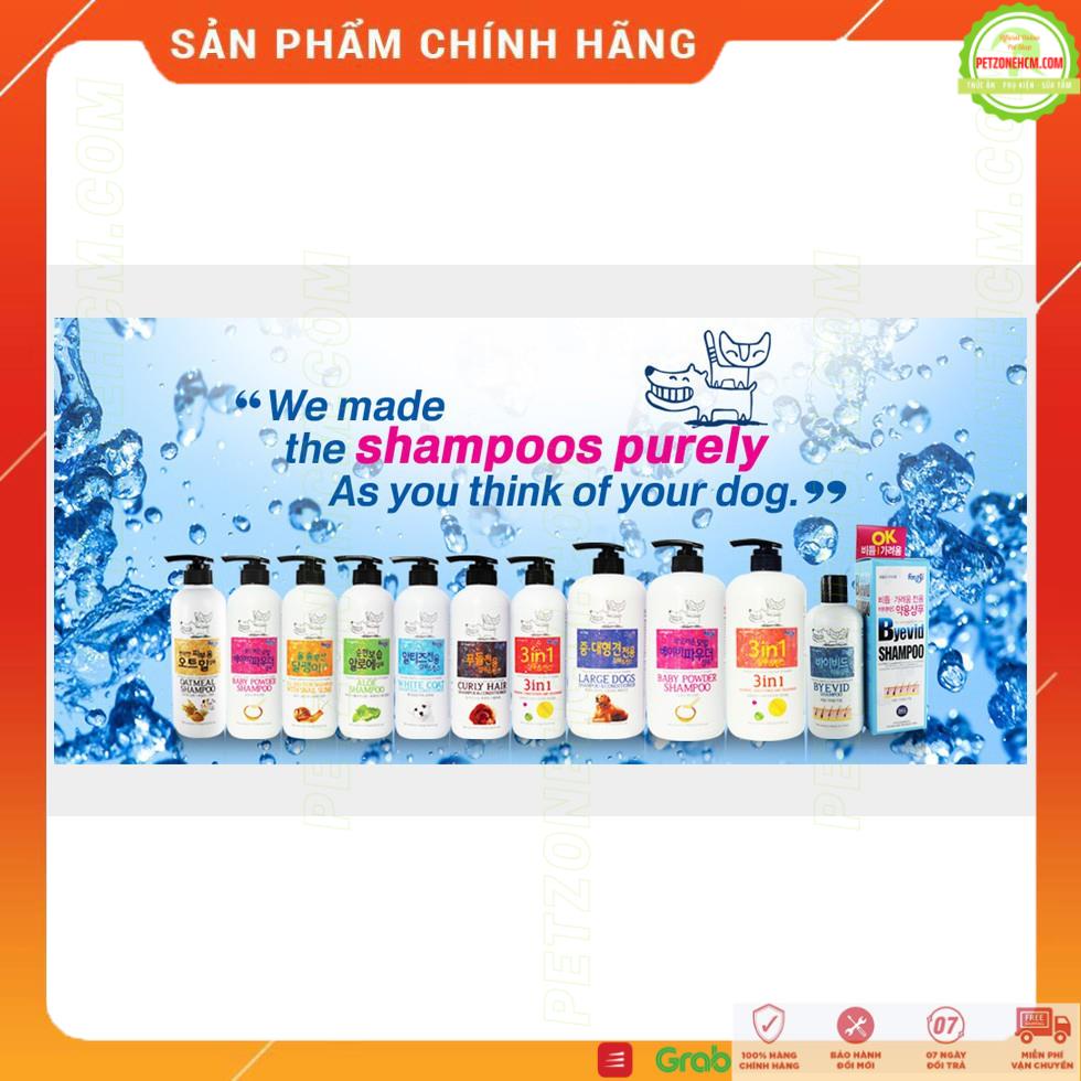 Sữa tắm Forcans Byevid 300ml cho chó mèo  FREESHIP Dầu gội  ngừa vảy ngứa - viêm da
