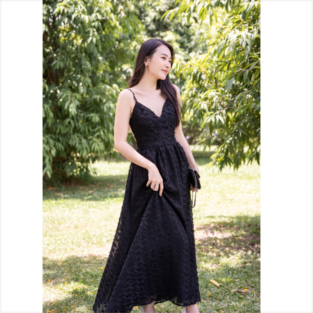 Black Swan Dress - Váy maxi
