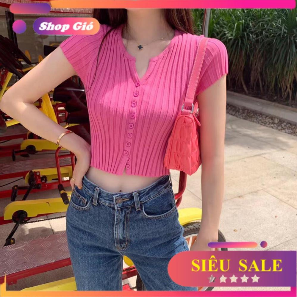 áo croptop dệt kim gân hottrend 2021 mẫu thiết kế mới hot nhất năm