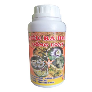 Phân bón vi lượng siêu ra hoa đồng loạt chai 500ml ra hoa đồng loạt, chống nghẹn chuỗi, đen chuỗi, chuỗi dài, mập chuỗi,