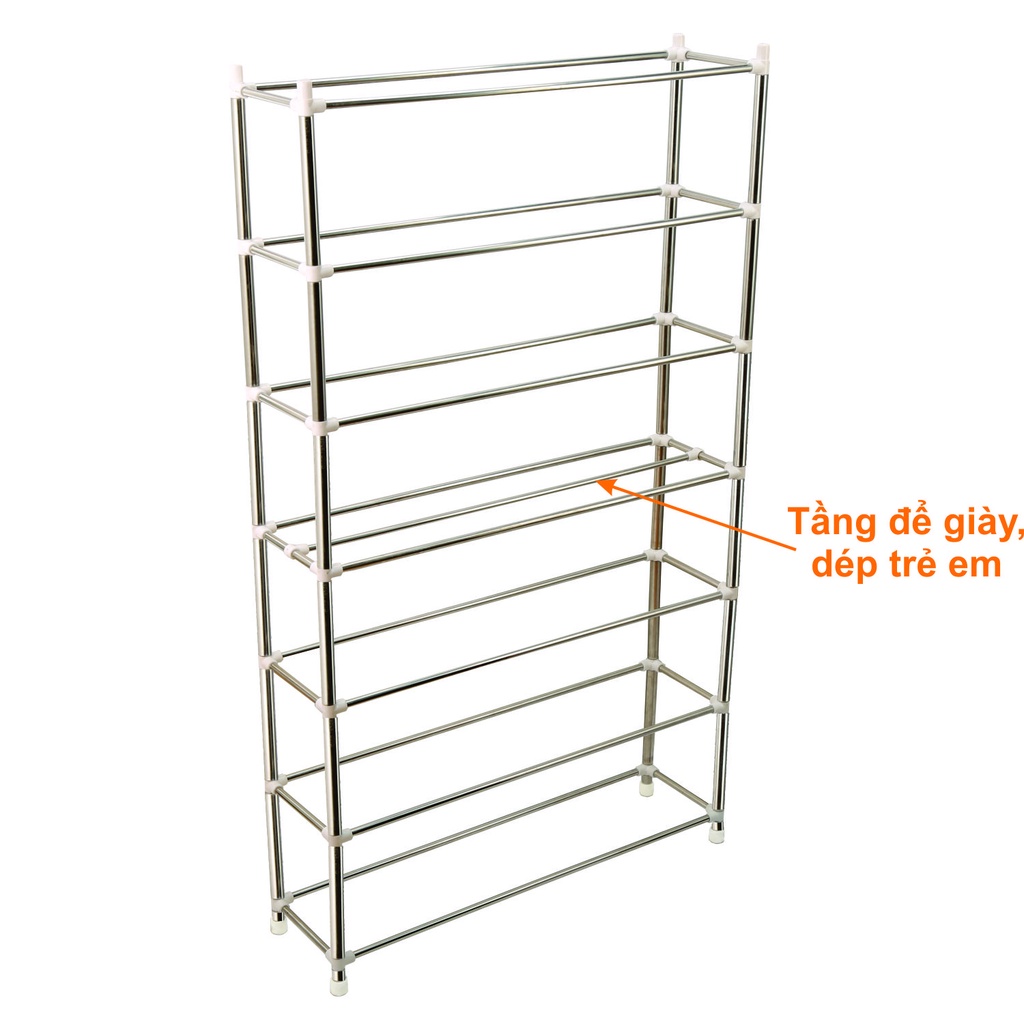 Kệ Inox để giày dép Prota Siêu bền 7 Tầng CB