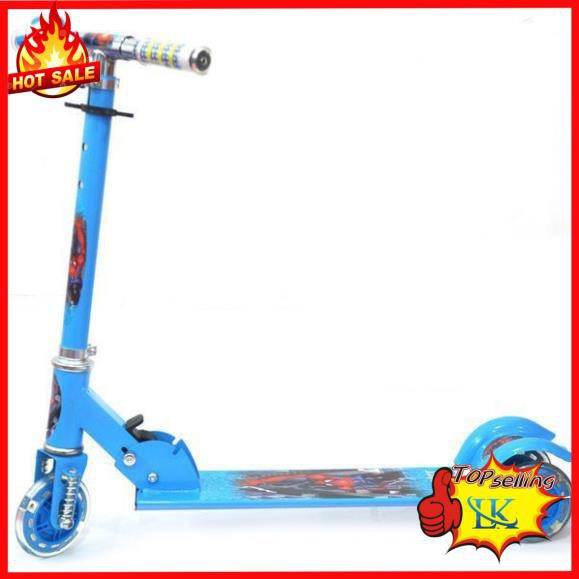 [FREESHIP XTRA] Xe trượt scooter 3 bánh phát sáng, có chuông tăng cường thể chất cho bé