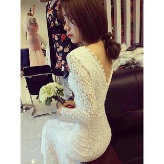 Đầm ren đuôi cá 335K