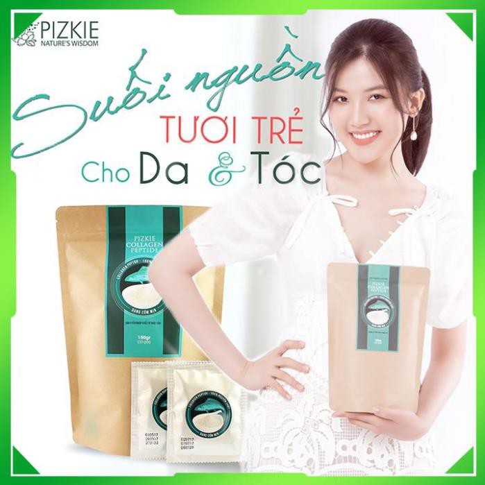 Collagen Cá Hồi - Pizkie Collagen Peptide - 100% chiết xuất từ cá hồi nhập khẩu từ Nhật Bản