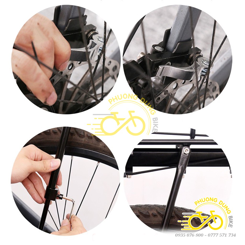 Baga xe đạp kẹp ống yên xếp ti kẹp