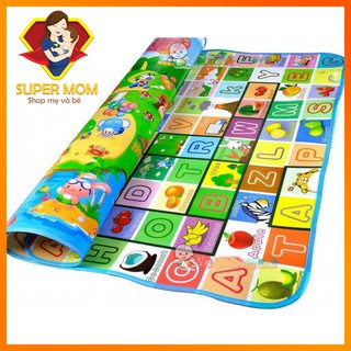 🔥Hot🔥 Thảm chơi 2 mặt cho bé Maboshi 1m8 x 2m - Thảm xốp trải sàn an toàn, gấp gọn Maboshi