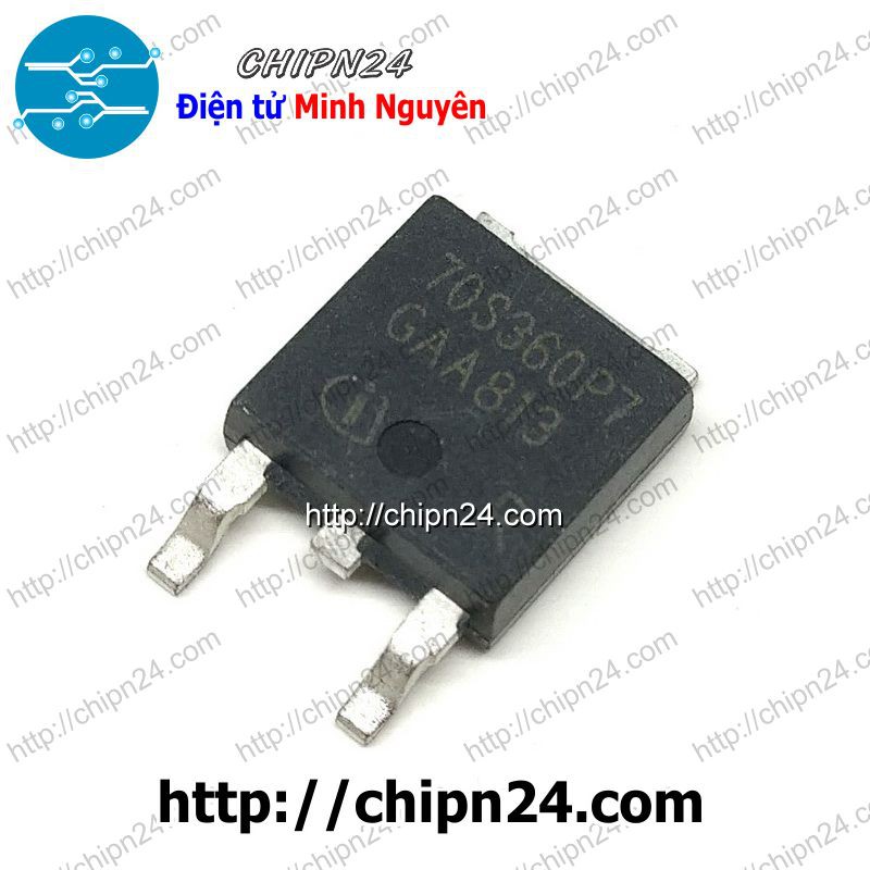 [2 CON] Mosfet 70S360P7 TO-252 34A 700V Kênh N (SMD Dán) (IPD70R360P7S 70S 360P7 70S360)