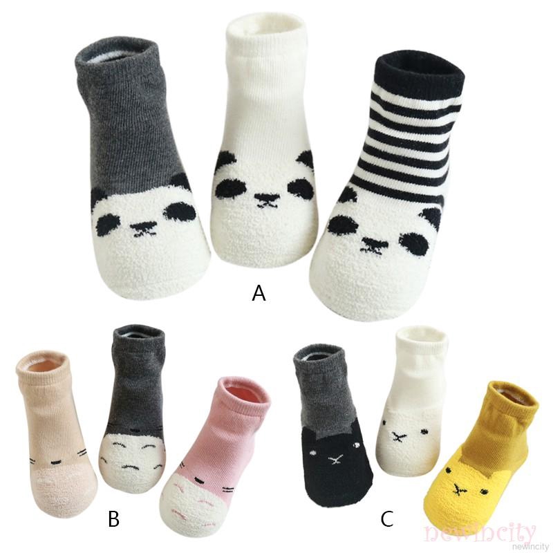 Set 3 Đôi Tất Cotton Giữ Ấm Cho Bé