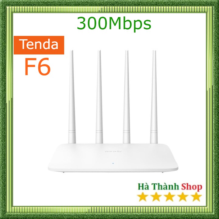 Bộ Phát WiFi 4 Râu 300Mbps Tenda F6 Bản Quốc Tế( Tiếng Anh ) - ADNT PP