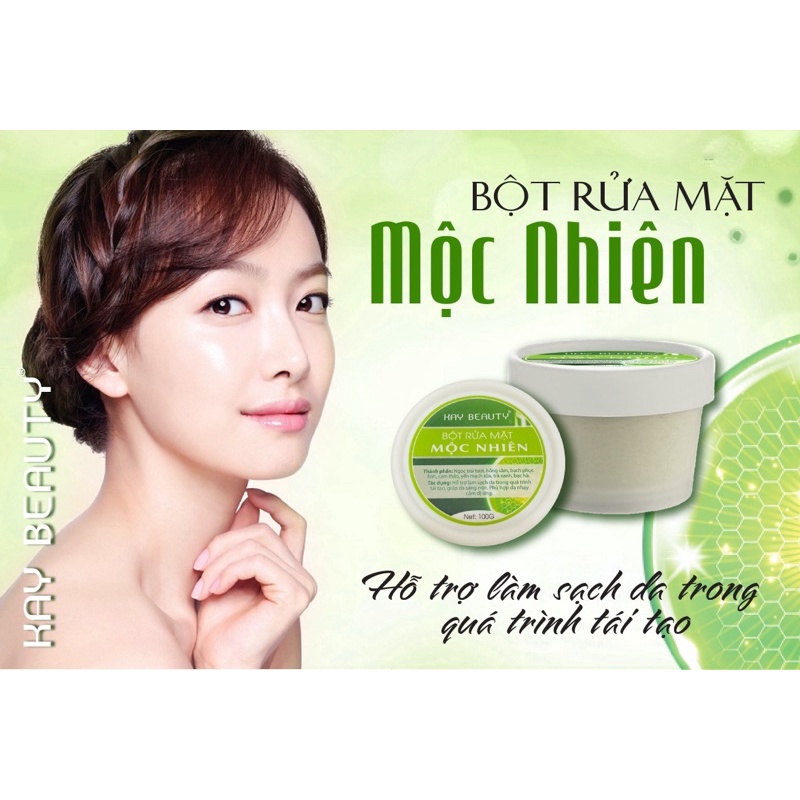 Bột Rửa Mặt Thảo Dược Mộc Nhiên