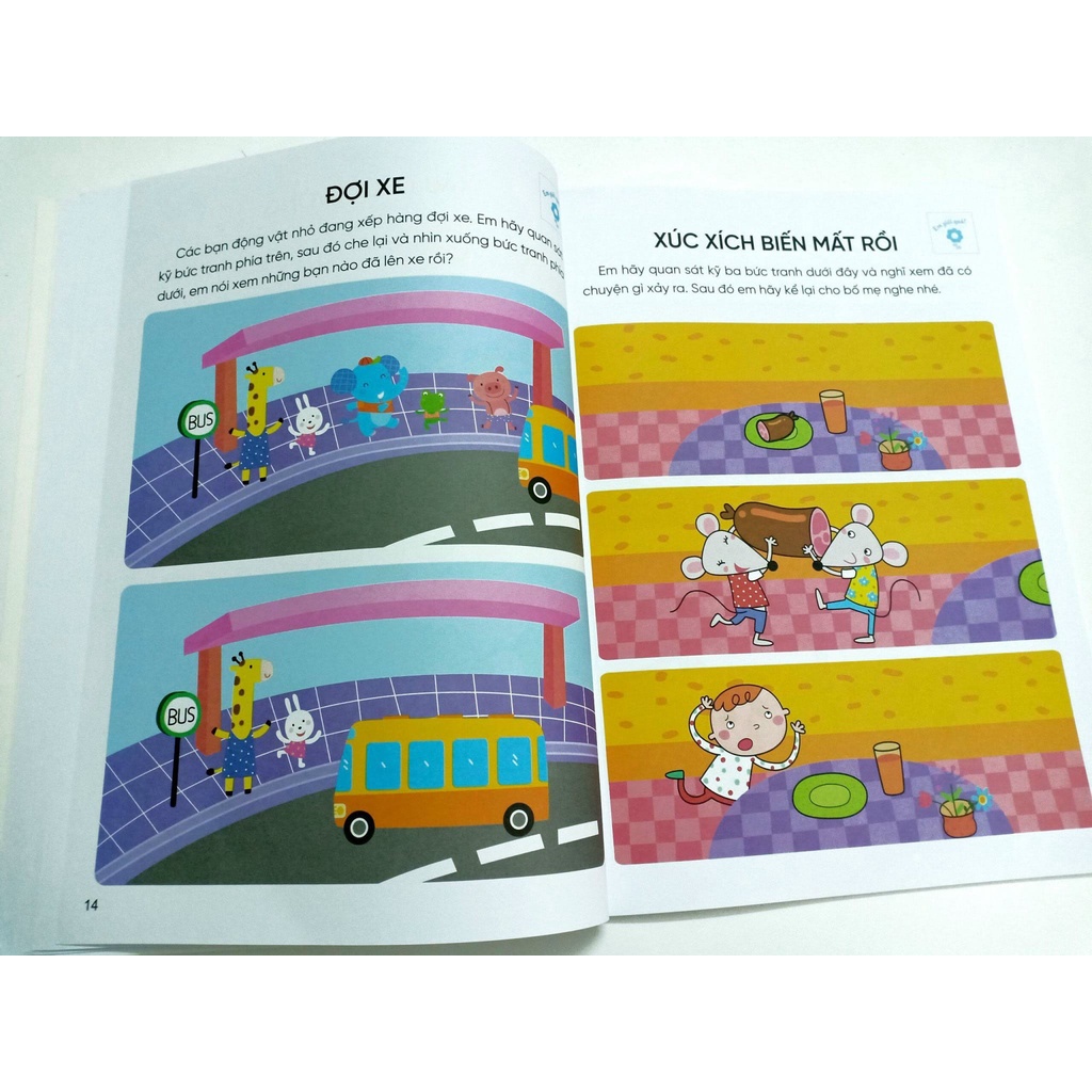 Sách - Phát Triển IQ, Rèn Luyện Tư Duy Não Bộ (2-4 tuổi) - Bộ 4 cuốn
