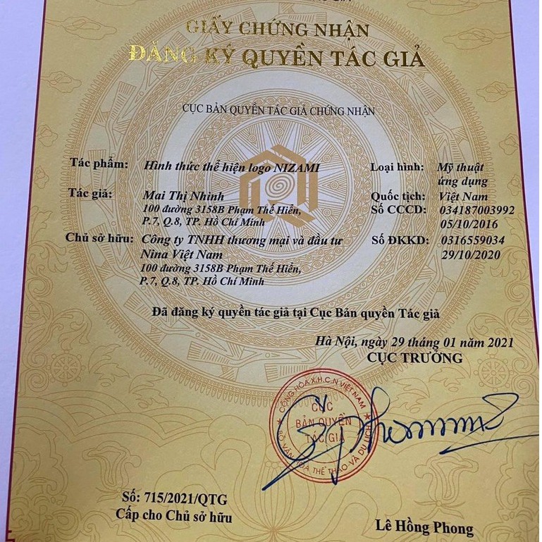 Nước hoa vùng kín, hương thơm sang trọng hàng chính hãng Nizami nina90 | Thế Giới Skin Care