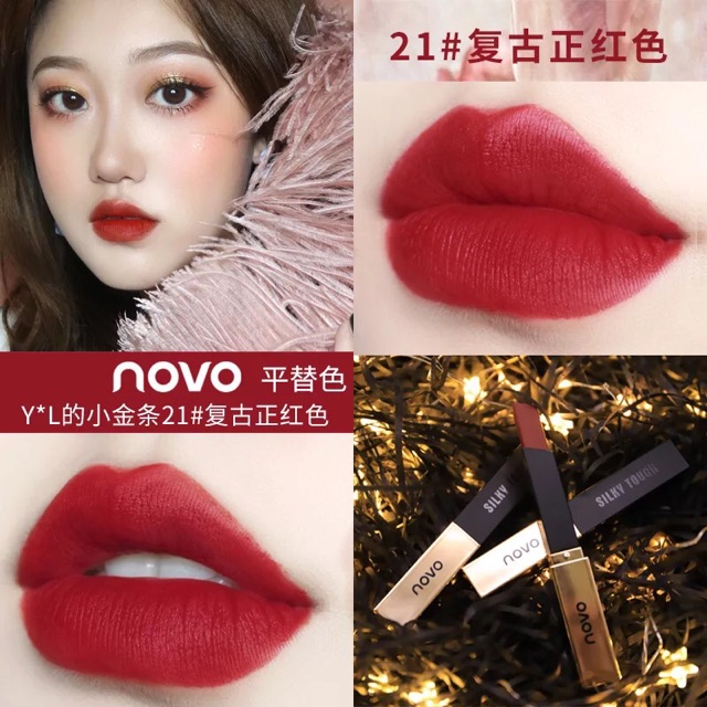 Son Velvet Matte Lipstick Nội Địa Trung Dupe YSL Slim Sang Chảnh | BigBuy360 - bigbuy360.vn