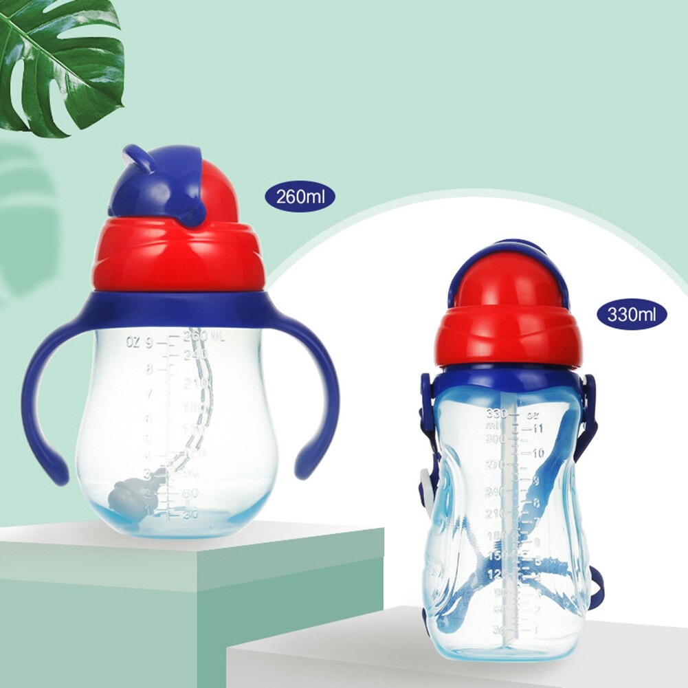 Bình Nước Trẻ Em 330ml Ống Hút; M 225