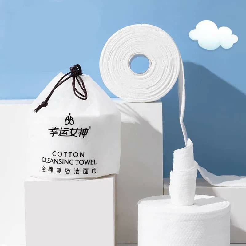 Cuộn khăn lau mặt Cuộn bông tây trang Cotton SIÊU NHIỀU