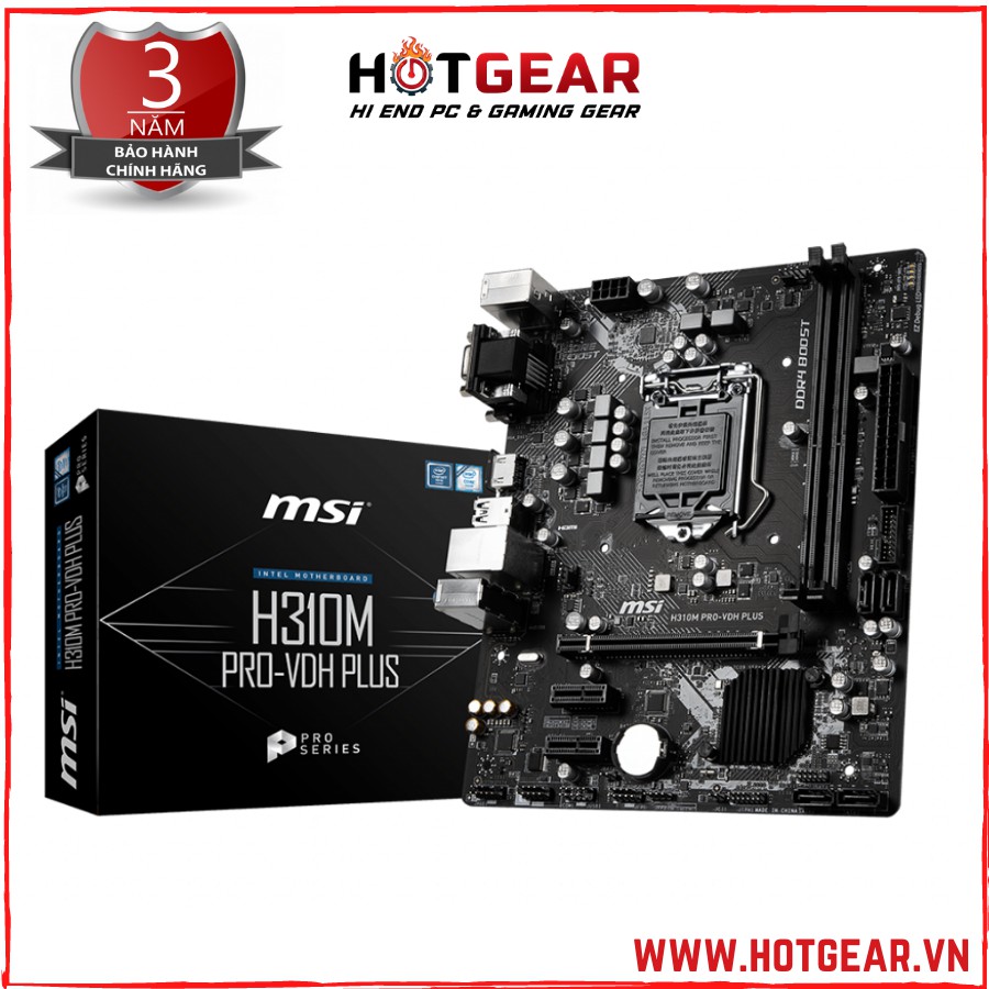  Mainboard MSI H310M PRO-VDH PLUS mới chính hãng