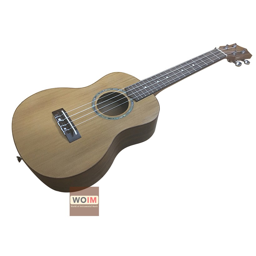 (SALE ) Đàn Ukulele Tenor Gỗ Mahogany size 26 Foenix viền tròn - HÀNG CÓ SẴN