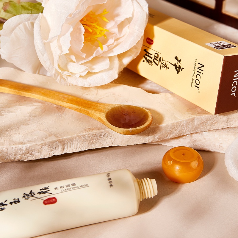 Mặt nạ lột mụn thảo dược trắng da NICOR 60g sạch mụn cám, mụn đầu đen và se nhỏ lỗ chân lông A261