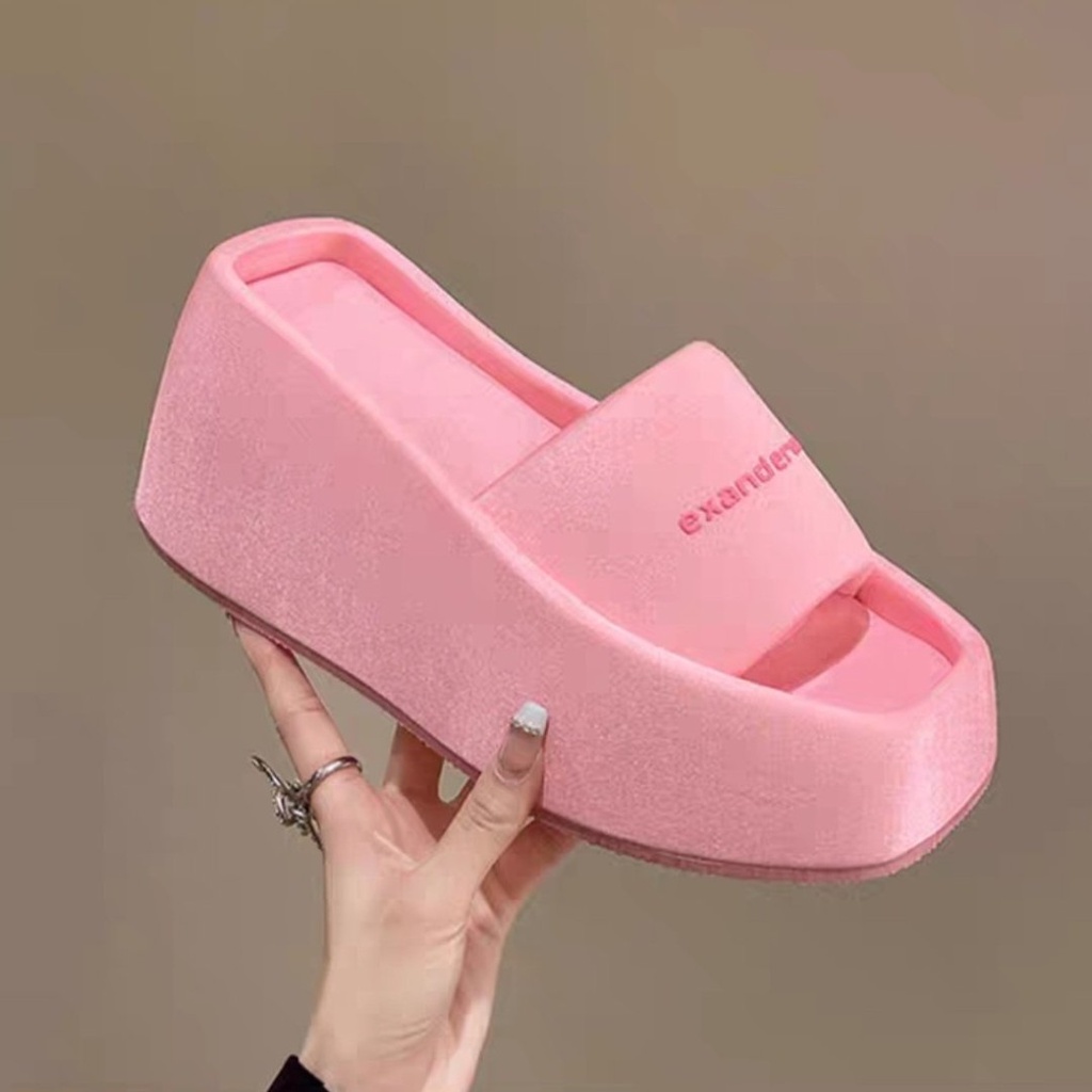 Dép bánh mì phối chữ 7p HÀNG QC CAO CẤP