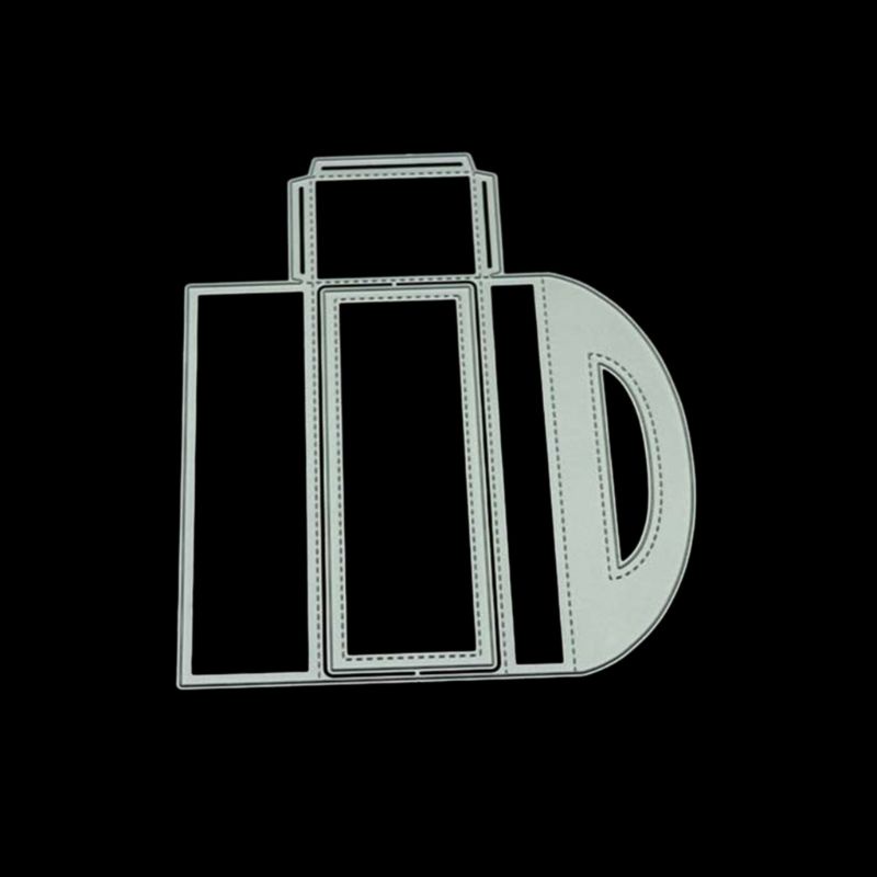 Khuôn Cắt Giấy Làm Từ Kim Loại Hình Hộp Đựng Đồ Ăn Tiện Dụng