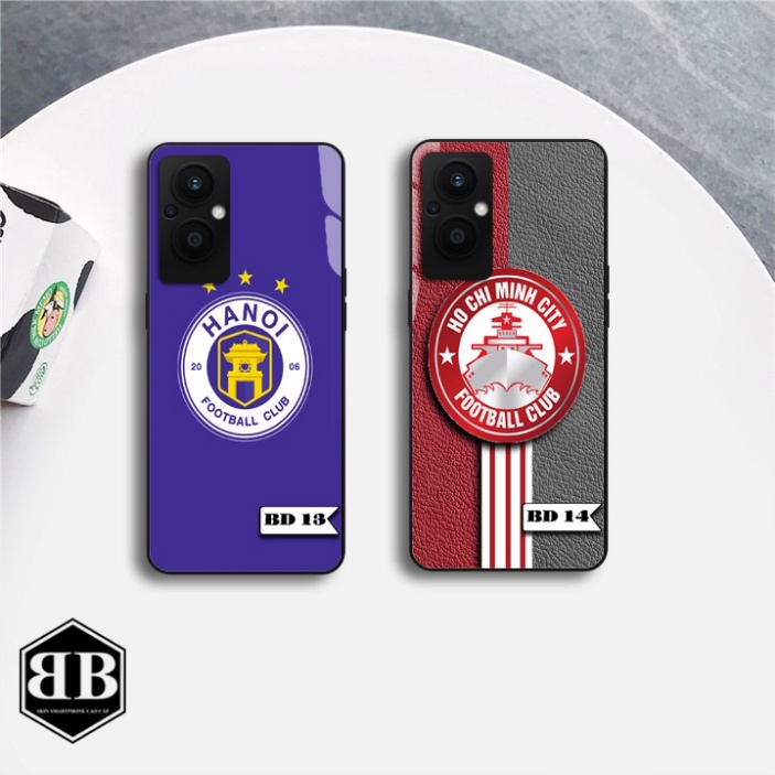 ỐP lưng kính cường lực OPPO RENO 7Z 5G    bóng đá