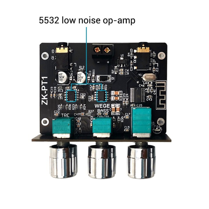 Bảng mạch khuếch đại âm thanh Bluetooth 5.0 ZK-PT1