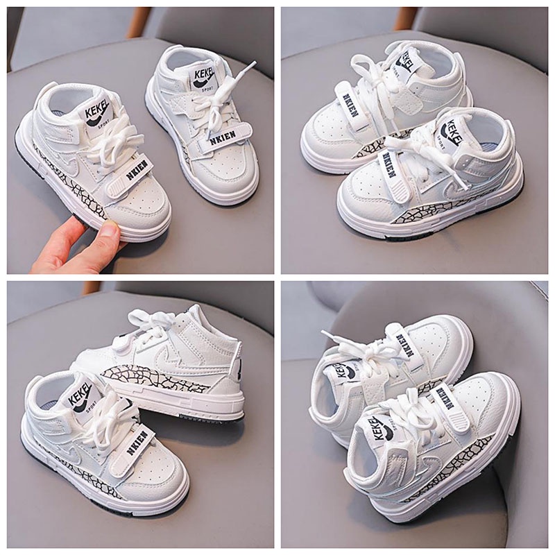 SUGE Giày Sneaker Thời Trang Cho Bé Tập Đi