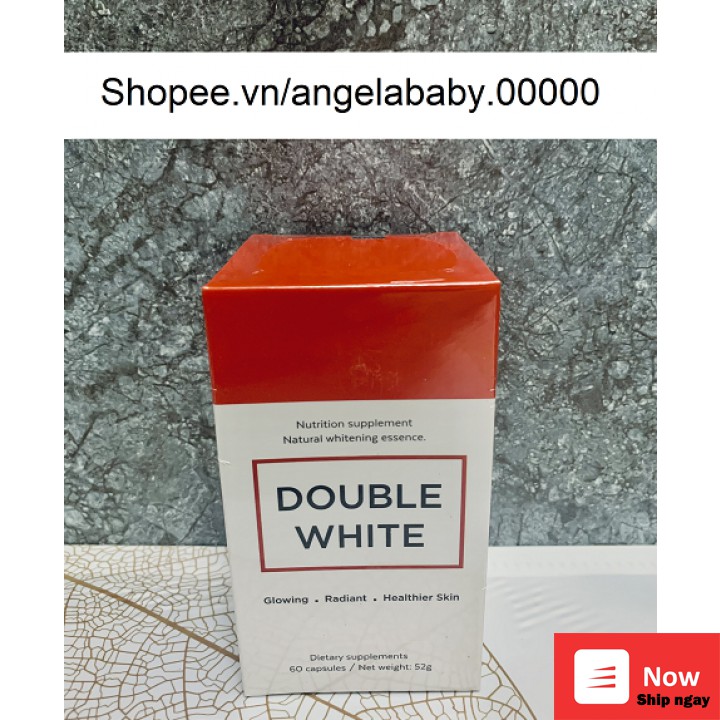 [Mã 77FMCGSALE giảm 8% đơn 500K] [MẪU MỚI] Viên trắng da DOUBLE WHITE của Mỹ