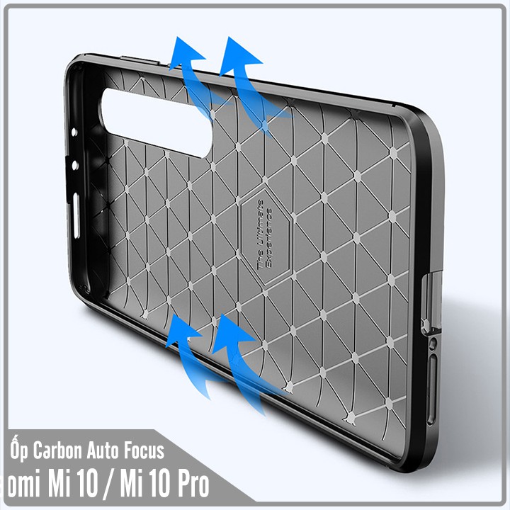 Ốp lưng Xiaomi Mi 10 / Mi 10 Pro chống sốc Carbon Auto Focus
