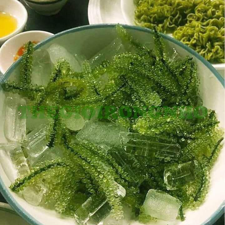 Rong nho tách nước Sea Việt hộp 220g 11 ngâm nở ra rong nho tươi ăn cực giòn ngon thanh mát | BigBuy360 - bigbuy360.vn