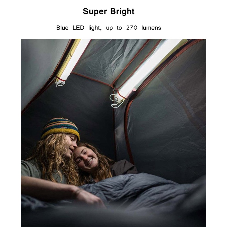 Đèn LED USB Bơm Hơi Di Động Có Nam Châm Đa Ứng Dụng Cho Cắm Trại/Xe Hơi