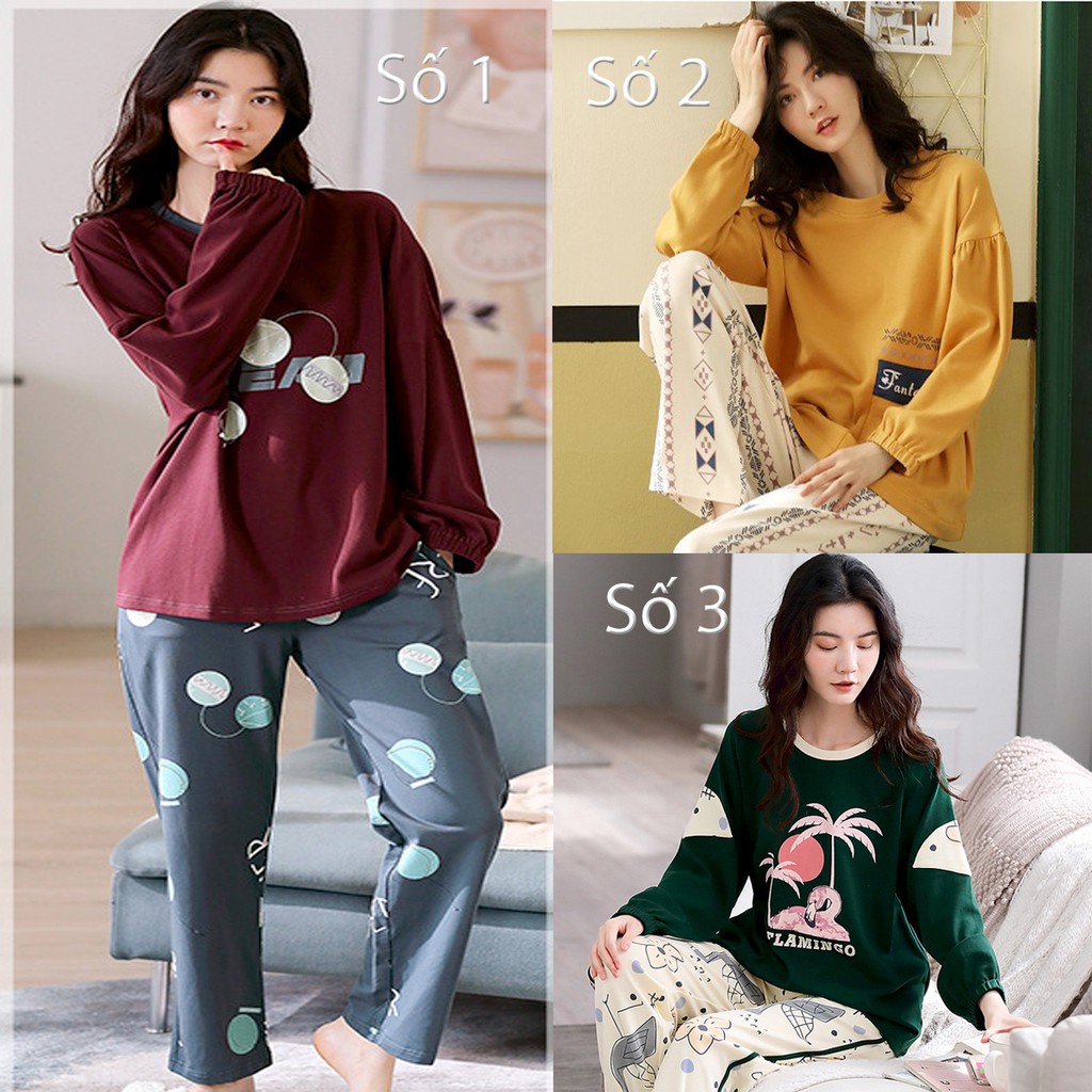 {ẢNH THẬT} Bộ Thu Đông Nữ chất vải Cotton 100% thoáng mùa hè, ấm mùa đông | WebRaoVat - webraovat.net.vn