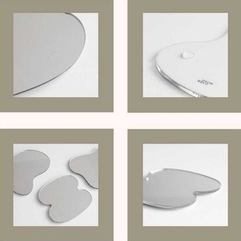 Tấm Lót Ly Trà Tráng Gương Cách Nhiệt Dùng Làm Đạo Cụ Chụp Ảnh