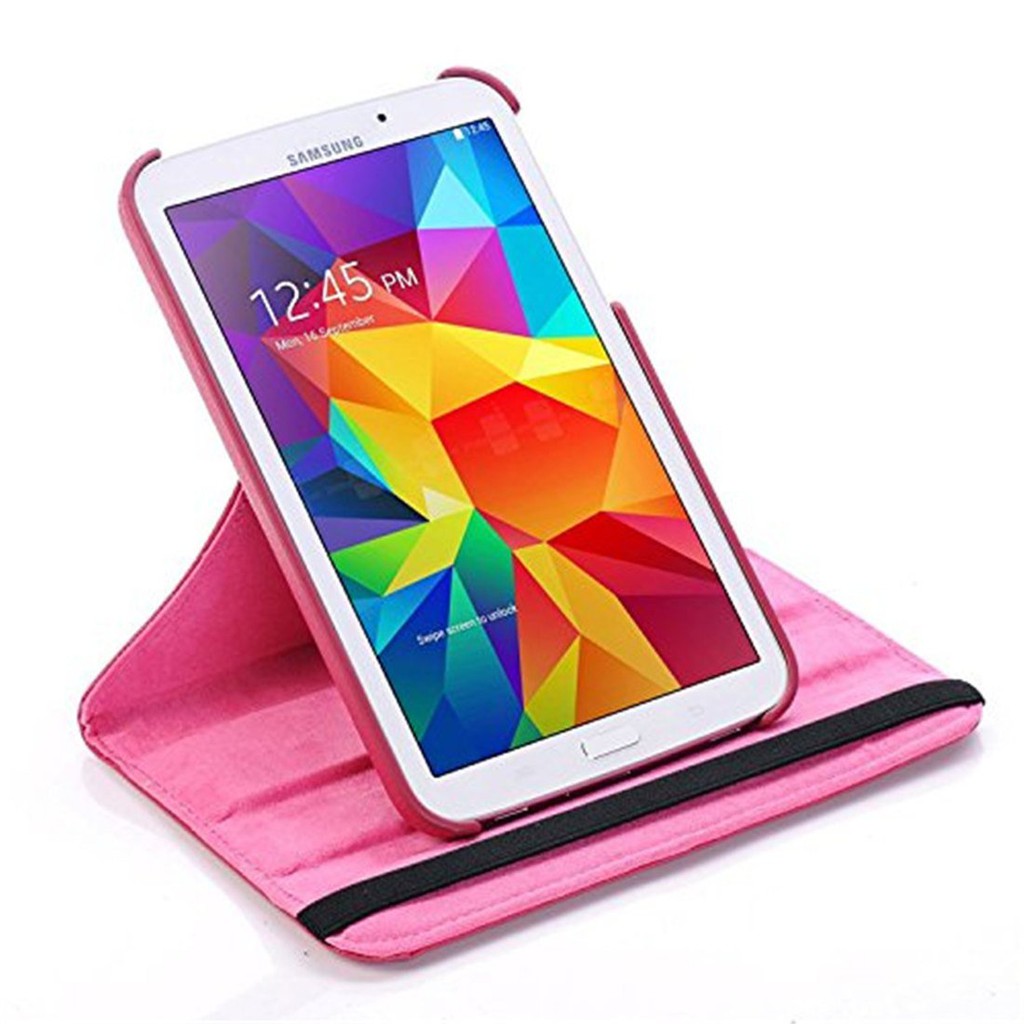 Bao da PU tích hợp chân đế xoay 360° cho Samsung Galaxy Tab 4 8.0 SM-T330 T331 T335 | BigBuy360 - bigbuy360.vn