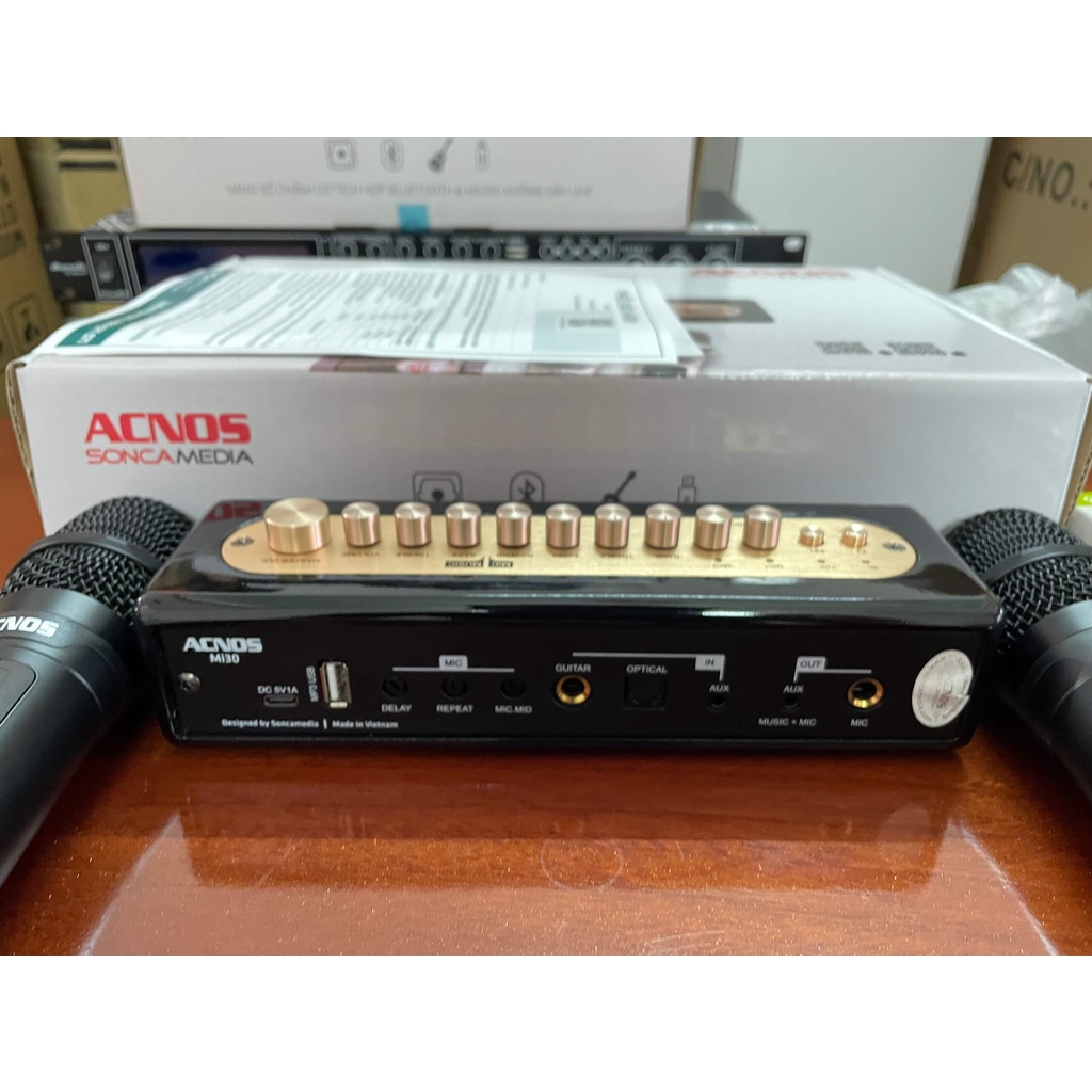 Vang số chỉnh cơ Acnos Mi30 - Tích hợp Micro