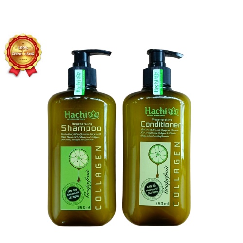 ⚘⚘⚘cặp dầu gội xả bưởi HACHI 350ml kích thích mọc tóc và ngăn ngừa tóc gãy rụng