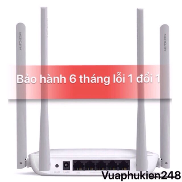 phát wifi kèm kích 4 râu mecury