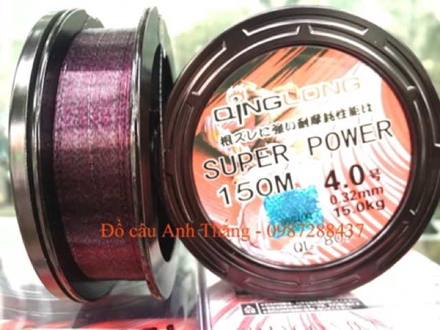 Cước trục tàng hình QingLong Super Power 150m